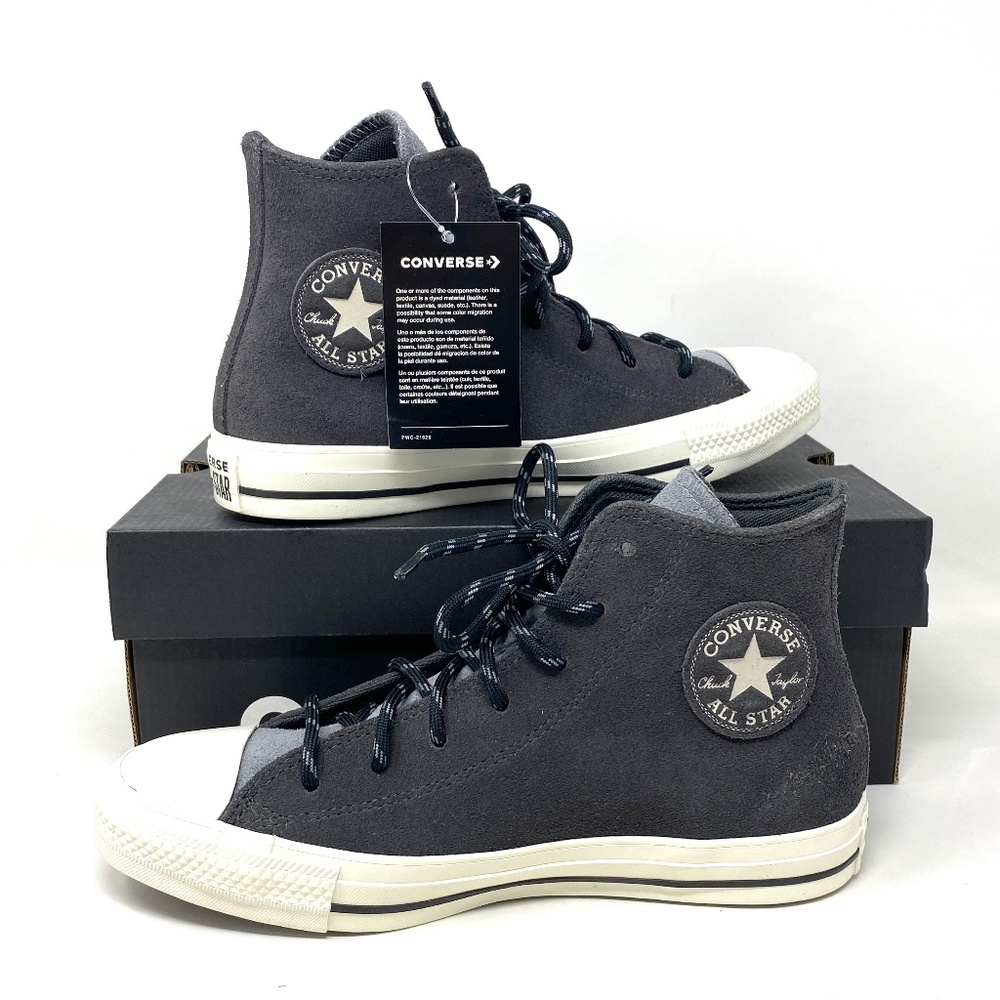 💖MEGA SALE💖Converse Chuck Taylor All Star High Top Gray Suede Women's 173070C - Picture 2 of 10